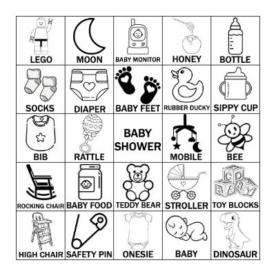 BABY BINGO Card