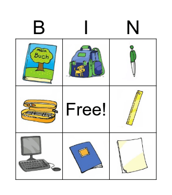 Schule MED Bingo Card