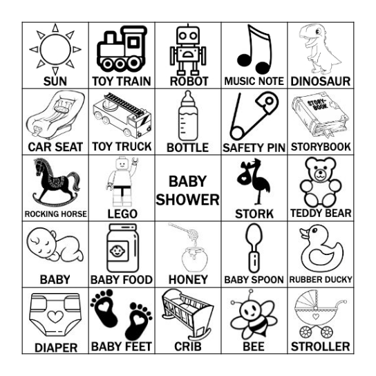 BABY BINGO Card