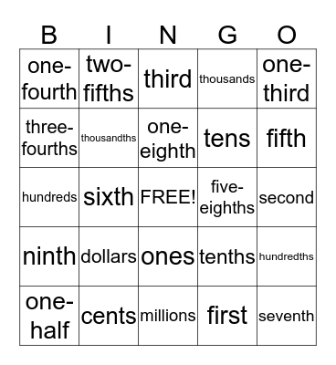 Math During Language Class . . . Sure! Bingo Card