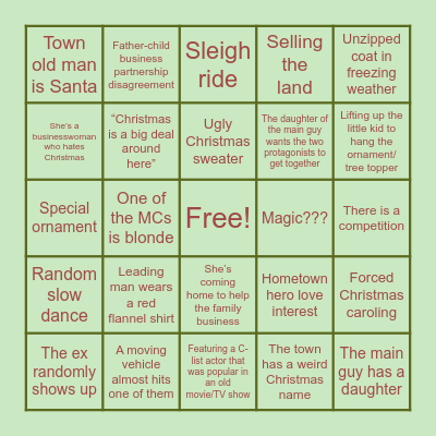 Christmas Bingo Card