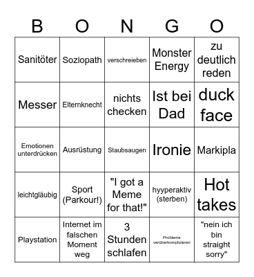FLO BINGOBOINGO Bingo Card