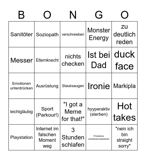 FLO BINGOBOINGO Bingo Card