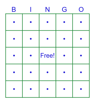 Icebreaker Bingo Card