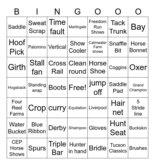 AJJA Bingo 2023 Bingo Card