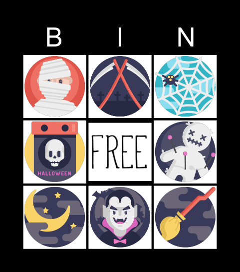 nanopay Halloween Bingo Card