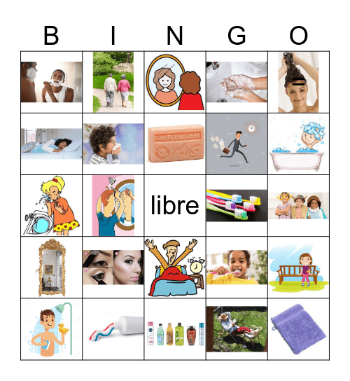 D'accord 2 2A.1 Les Verbes Réfléchis Bingo Card