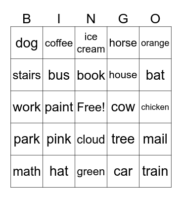 Bingo 11/4 Bingo Card