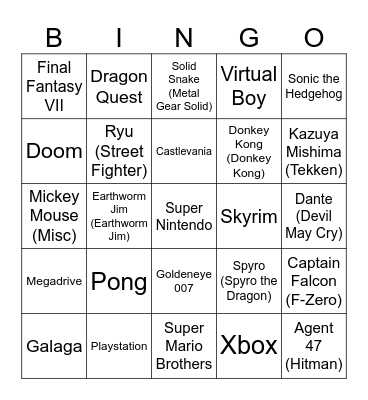 Museum Bingo Rebecca Bingo Card