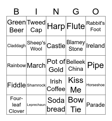 St. Pat's Day! Bingo Card