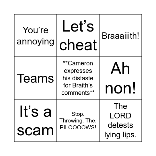 Surge Bingo! Bingo Card