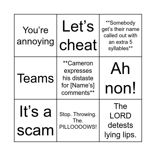 Surge Bingo! Bingo Card