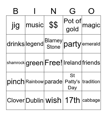 Lucky Bingo Card