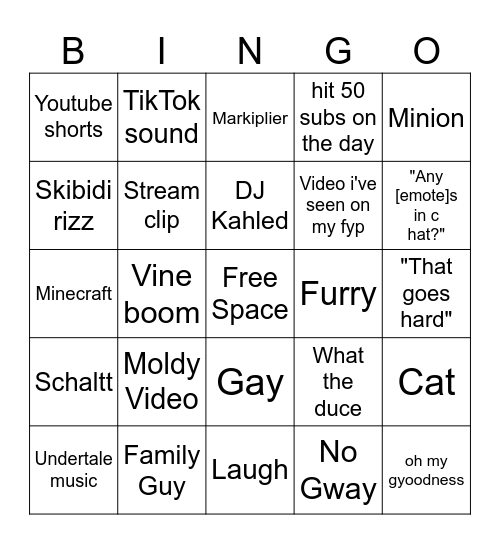 React Saturday Bingo Card