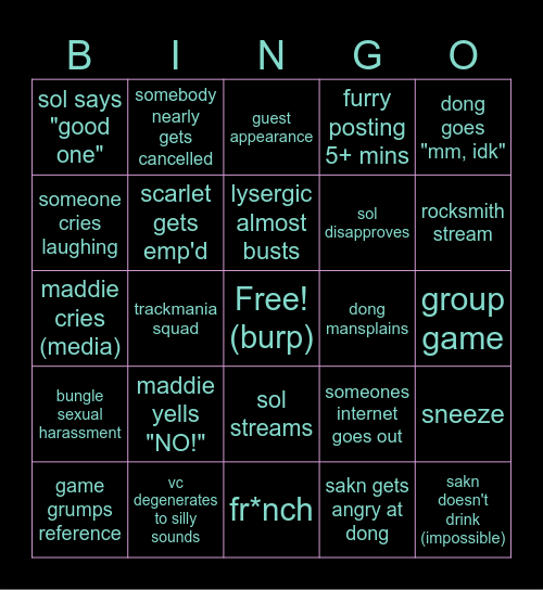 shadowserver cord community Bingo Card