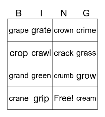 /r/ blends Bingo Card