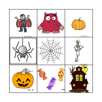 Halloween Bingo Card