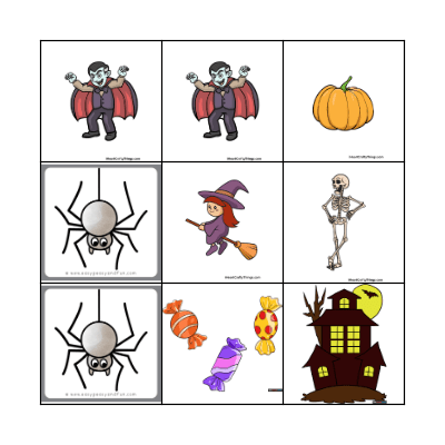 Halloween Bingo Card