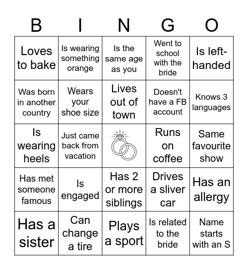 Find Someone Who? Bingo Card