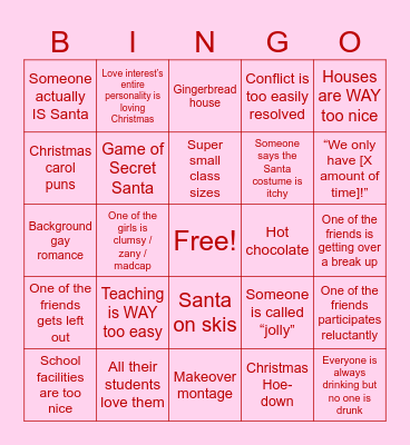 The Santa Summit Bingo Card
