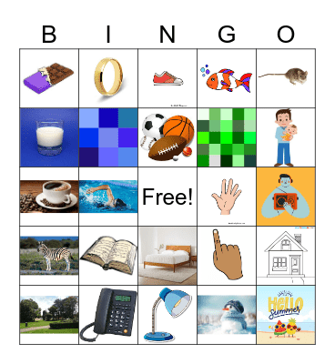 Willkommen zu Deutsch! Bingo Card
