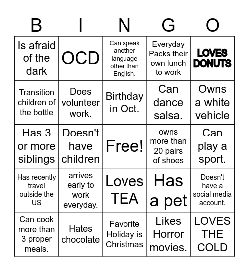 HCDC PD DAY ICEBREAKER Bingo Card