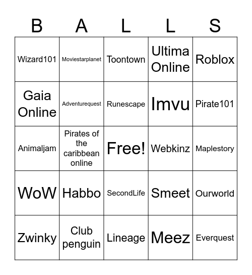 Hetro Bingo (more points=less hetro) Bingo Card