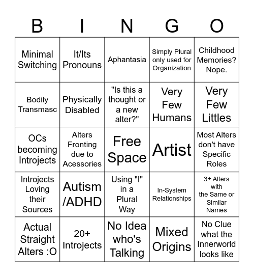 The Chromatic Destruction Bingo Card