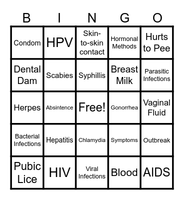 STI BINGO Card