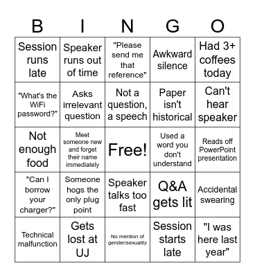 Imibono 2023! Bingo Card