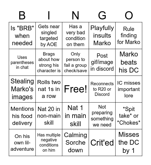 MEGA WOLF BINGO!!! Bingo Card