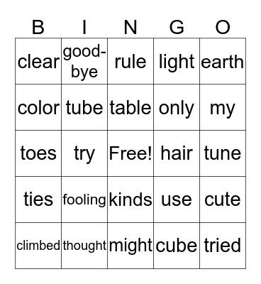 Week 25 & 26 Bingo Card