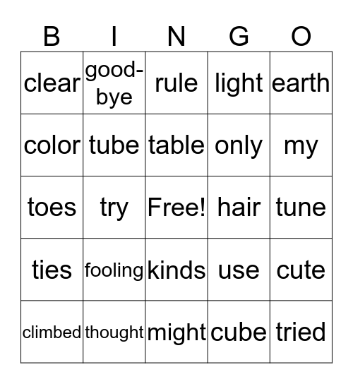 Week 25 & 26 Bingo Card
