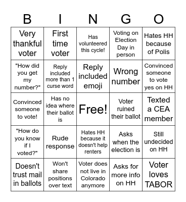 CEA Prop HH Text Bank Bingo Card