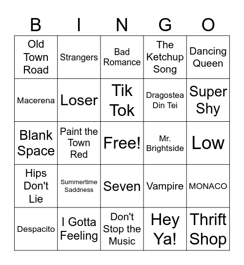 AIBC Disco Bingo Card