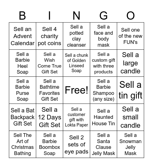 LUSHO Bingo Card