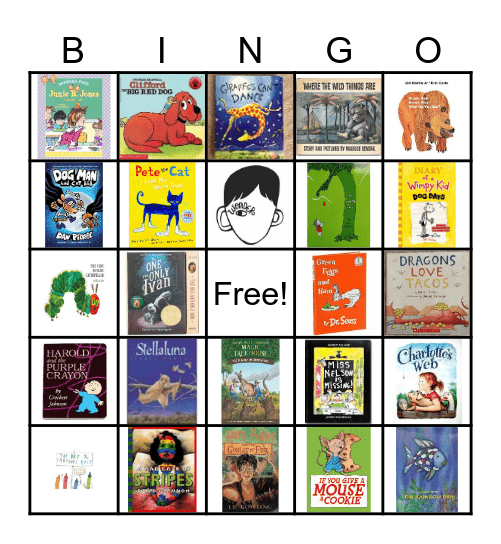 Book BINGO! Bingo Card
