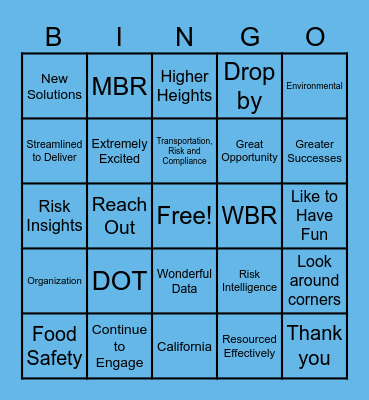 Frank(ly) Speaking Bingo Card