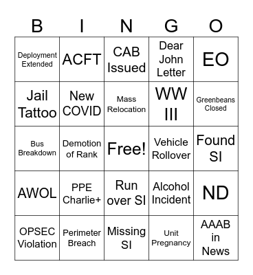 716 EVCC AAAB BINGO Card