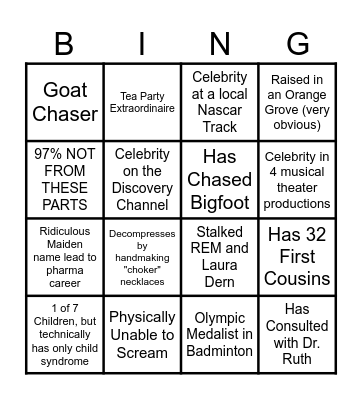 SLT TAILGATE BINGO Card