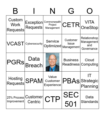 VITA Bingo Card