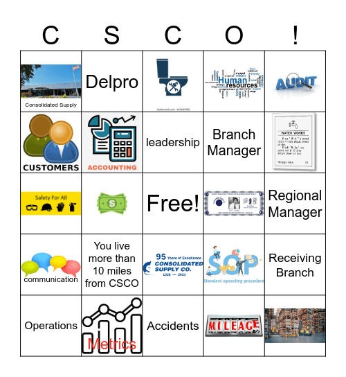 OPS Summit 2024 Bingo Card