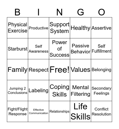 WSRU Bingo Card