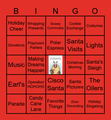 Holiday CCLS Bingo Card