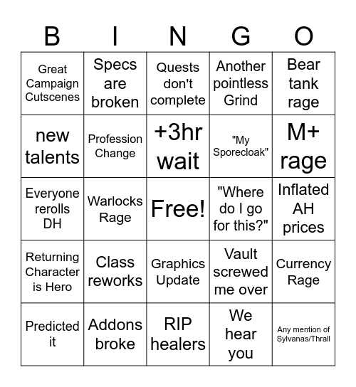 10.2 Bingo Card