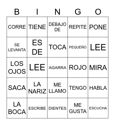 LA TOMATINA Bingo Card