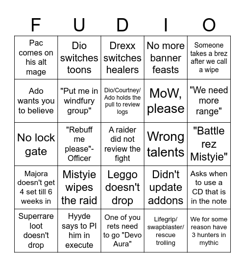 Converge Bingo! Bingo Card