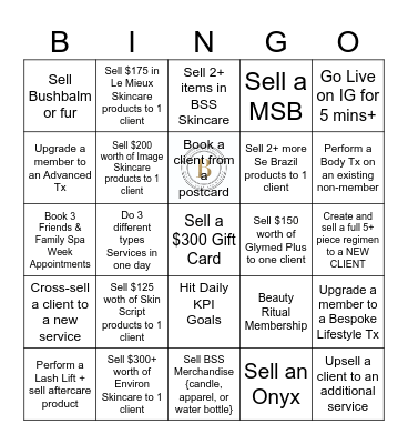 November 2023 BINGO Card