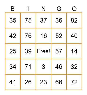 2023 Fairwood BBQ Bingo Card