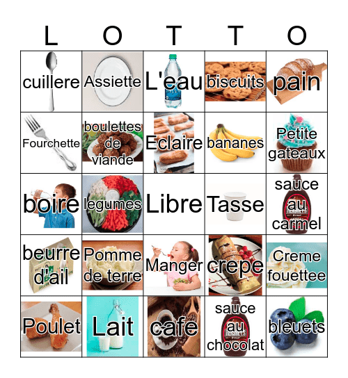 Le cafe Bingo Card